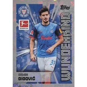 Topps Bundesliga Sticker Saison 2024/2025 / Sticker Nummer 238 Armin Gigovic / Wunderkind Glitzer