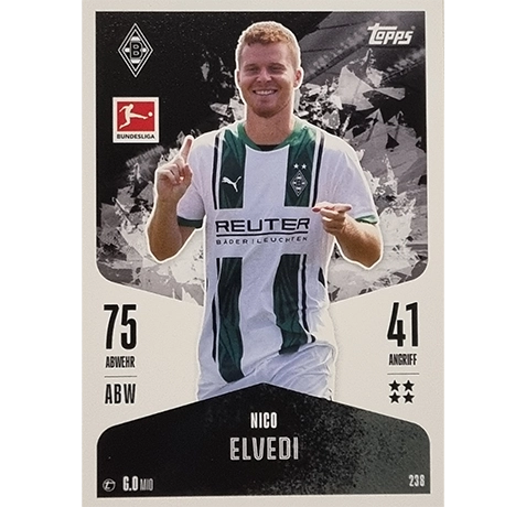 Topps Bundesliga Match Attax 2024/25 / Nr. 238 NICO ELVEDI