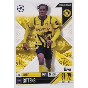 Topps Champions League EXTRA Match Attax 2024-2025 / 024 JAMIE GITTENS