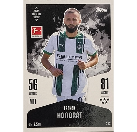 Topps Bundesliga Match Attax 2024/25 / Nr. 242 FRANCK HONORAT