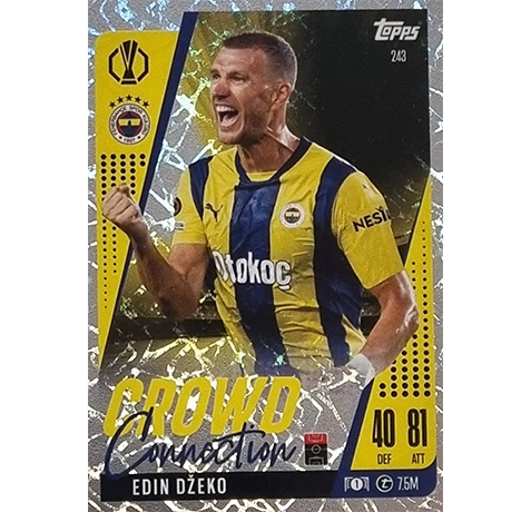 Topps Champions League EXTRA Match Attax 2024-2025 / 243 EDIN DZEKO / CROWD CONNECTION