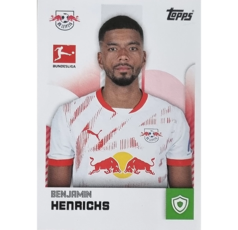 Topps Bundesliga Sticker Saison 2024/2025 / Sticker Nummer 244 Benjamin Henrichs