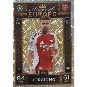 Topps Champions League EXTRA Match Attax 2024-2025 / 245 JORGINHO / KING OF EUROPE