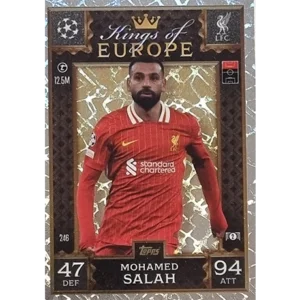 Topps Champions League EXTRA Match Attax 2024-2025 / 246 MOHAMED SALAH / KING OF EUROPE