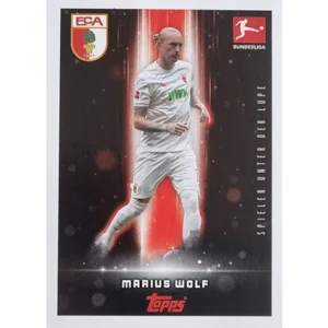 Topps Bundesliga Sticker Saison 2024/2025 / Sticker Nummer 025 Marius Wolf / Spieler unter Lupe