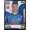 Topps Bundesliga Sticker Saison 2024/2025 / Sticker Nummer 222 PATRICK ERRAS / SCHWARZ PARALELL 25/25