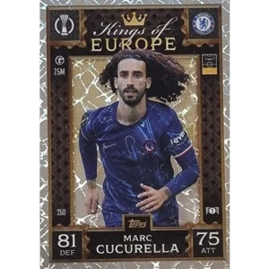 Topps Champions League EXTRA Match Attax 2024-2025 / 250 MARC CUCURELLA / KING OF EUROPE