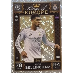 Topps Champions League EXTRA Match Attax 2024-2025 / 251 JUDE BELLINGHAM / KING OF EUROPE