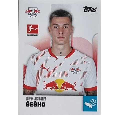 Topps Bundesliga Sticker Saison 2024/2025 / Sticker Nummer 253 Benjamin Sesko