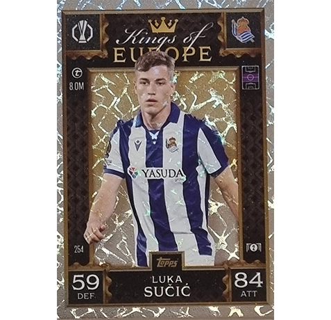 Topps Champions League EXTRA Match Attax 2024-2025 / 254 LUKA SUCIC / KING OF EUROPE