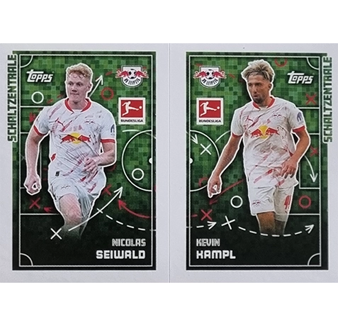 Topps Bundesliga Sticker Saison 2024/2025 / Sticker Nummer 254-255 Seiwald & Kampl