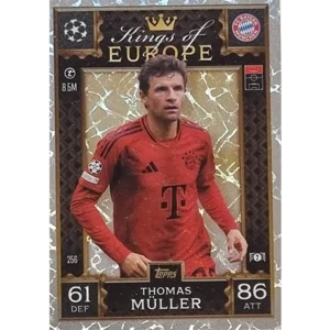 Topps Champions League EXTRA Match Attax 2024-2025 / 256 THOMAS MÜLLER / KING OF EUROPE