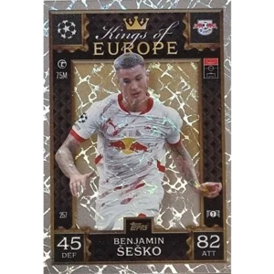 Topps Champions League EXTRA Match Attax 2024-2025 / 257 BENJAMIN SESKO / KING OF EUROPE