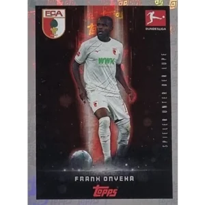 Topps Bundesliga Sticker Saison 2024/2025 / Sticker Nummer 026 Frank Onyeka / Spieler unter der Lupe