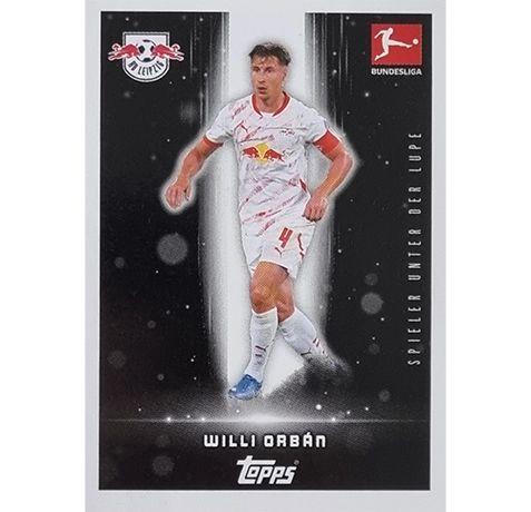 Topps Bundesliga Sticker Saison 2024/2025 / Sticker Nummer 260 Willi Orban / Spieler unter der Lupe