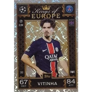 Topps Champions League EXTRA Match Attax 2024-2025 / 263 VITINHA / KING OF EUROPE