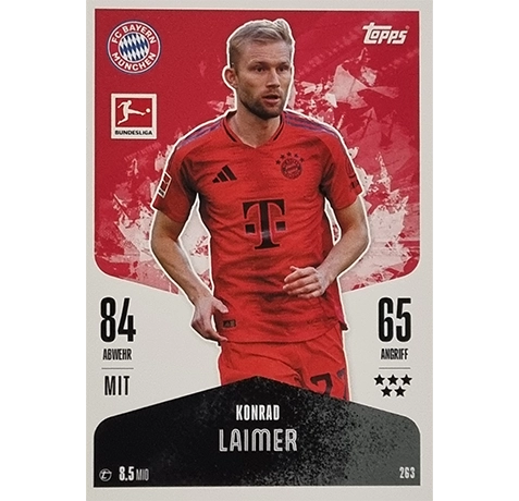 Topps Bundesliga Match Attax 2024/25 / Nr. 263 KONRAD LAIMER