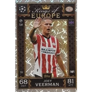 Topps Champions League EXTRA Match Attax 2024-2025 / 264 JOEY VEERMAN / KING OF EUROPE