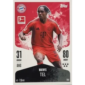 Topps Bundesliga Match Attax 2024/25 / Nr. 264 MATHYS TEL