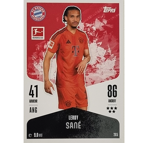 Topps Bundesliga Match Attax 2024/25 / Nr. 265 LEROY SANE