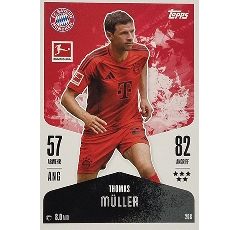 Topps Bundesliga Match Attax 2024/25 / Nr. 266 THOMAS MÜLLER