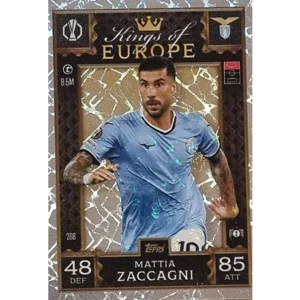 Topps Champions League EXTRA Match Attax 2024-2025 / 268 MATTIA ZACCAGNI / KING OF EUROPE