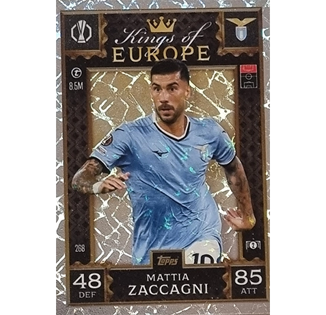 Topps Champions League EXTRA Match Attax 2024-2025 / 268 MATTIA ZACCAGNI / KING OF EUROPE