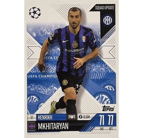 Topps Champions League EXTRA Match Attax 2024-2025 / 027 HENRIKH MKHITARYAN