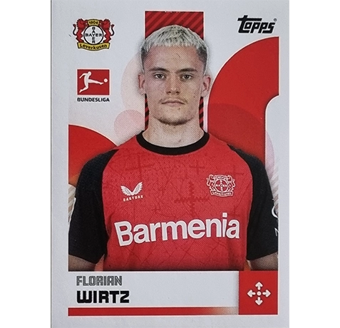 Topps Bundesliga Sticker Saison 2024/2025 / Sticker Nummer 272 Florian Wirtz