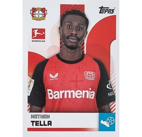 Topps Bundesliga Sticker Saison 2024/2025 / Sticker Nummer 273 Nathan Tella