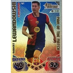 Topps Champions League EXTRA Match Attax 2024-2025 / 274 ROBERT LEWANDOWSKI / HERITAGE