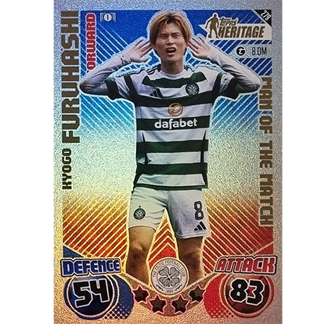 Topps Champions League EXTRA Match Attax 2024-2025 / 279 KYOGO FURUHASHI / HERITAGE