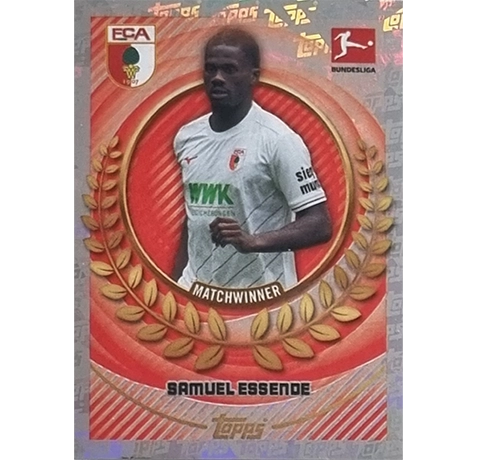 Topps Bundesliga Sticker Saison 2024/2025 / Sticker Nummer 028 Samuel Essende / Matchwinner