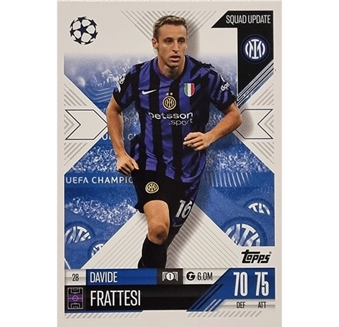 Topps Champions League EXTRA Match Attax 2024-2025 / 028 DAVIDE FRATTESI