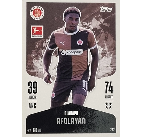 Topps Bundesliga Match Attax 2024/25 / Nr. 282 OLADAPO AFOLAYAN