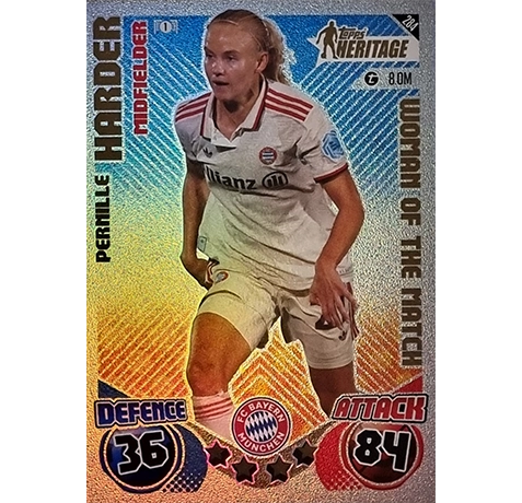 Topps Champions League EXTRA Match Attax 2024-2025 / 284 PERNILLE HARDER / HERITAGE