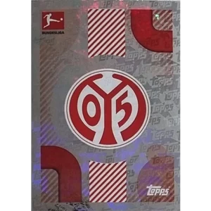 Topps Bundesliga Sticker Saison 2024/2025 / Sticker Nummer 285 Mainz 05 Logo