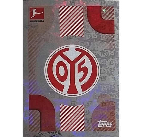 Topps Bundesliga Sticker Saison 2024/2025 / Sticker Nummer 285 Mainz 05 Logo