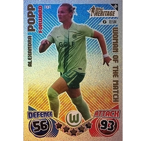 Topps Champions League EXTRA Match Attax 2024-2025 / 285 ALEXANDRA POPP / HERITAGE