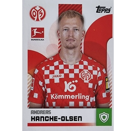 Topps Bundesliga Sticker Saison 2024/2025 / Sticker Nummer 288 Andreas Hanche-Olsen