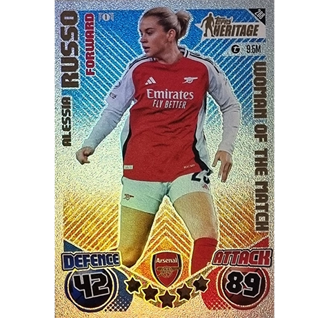 Topps Champions League EXTRA Match Attax 2024-2025 / 288 ALESSIA RUSSO / HERITAGE