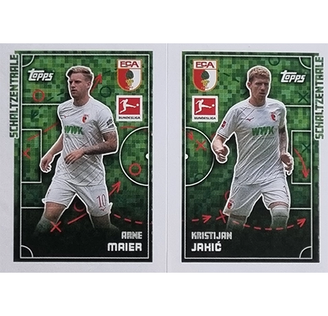 Topps Bundesliga Sticker Saison 2024/2025 / Sticker Nummer 029/030 Maier & Jakic