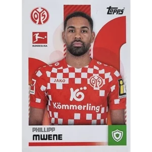Topps Bundesliga Sticker Saison 2024/2025 / Sticker Nummer 291 Philipp Mwene