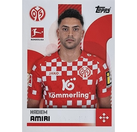 Topps Bundesliga Sticker Saison 2024/2025 / Sticker Nummer 293 Nadiem Amiri