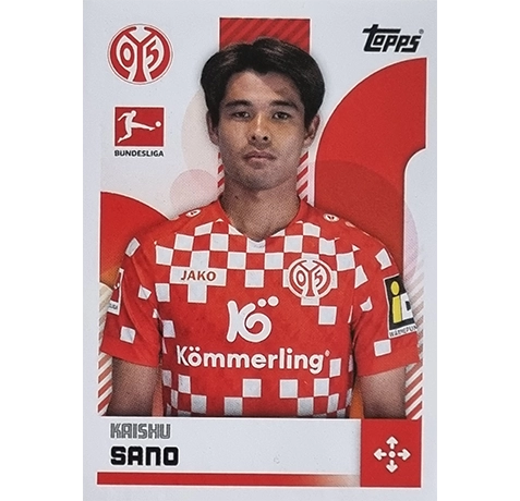 Topps Bundesliga Sticker Saison 2024/2025 / Sticker Nummer 295 Kaishu Sano