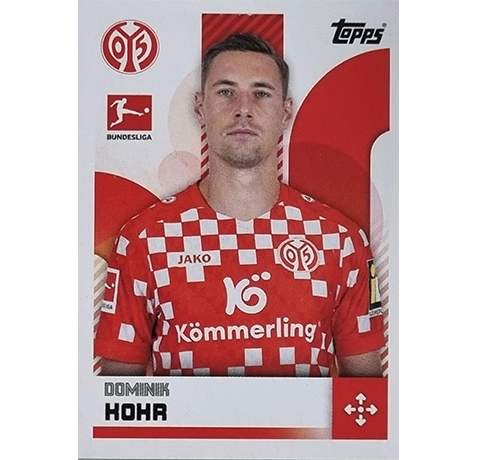Topps Bundesliga Sticker Saison 2024/2025 / Sticker Nummer 296 Dominik Kohr