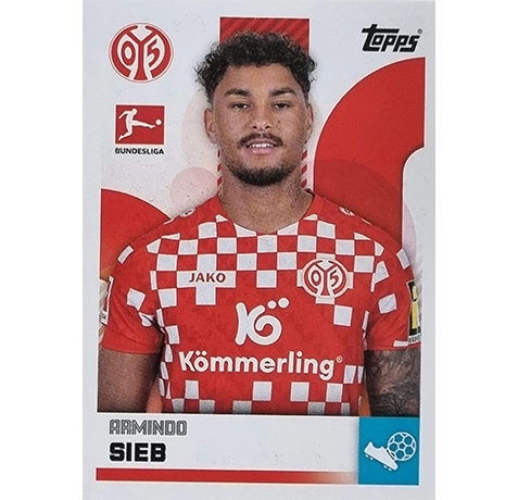 Topps Bundesliga Sticker Saison 2024/2025 / Sticker Nummer 298 Armindo Sieb
