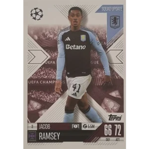 Topps Champions League EXTRA Match Attax 2024-2025 / 003 JACOB RAMSEY