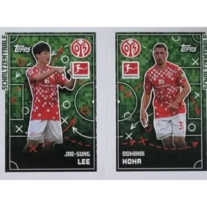 Topps Bundesliga Sticker Saison 2024/2025 / Sticker Nummer 300-301 Lee & Kohr
