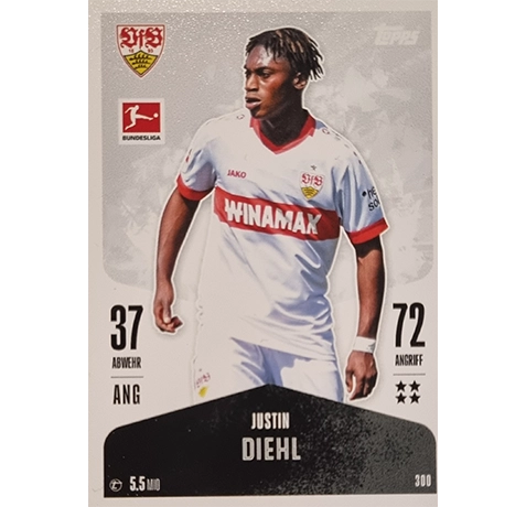 Topps Bundesliga Match Attax 2024/25 / Nr. 300 JUSTIN DIEHL